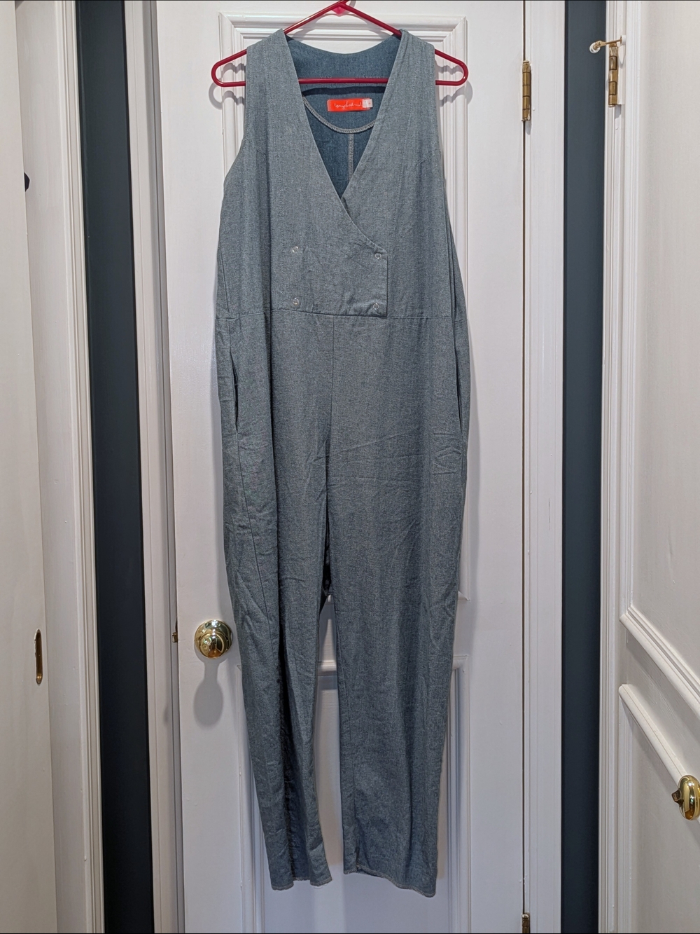 Gray Sleeveless Jumpsuit